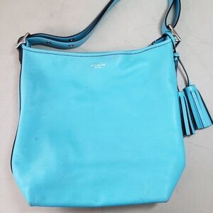 Coach Light Blue(turquoise) Shoulder Bag